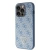 Guess GUHCP15LP4TDSCPB iPhone 15 Pro 6.1 niebieski/blue hardcase Crossbody 4G Metal Logo